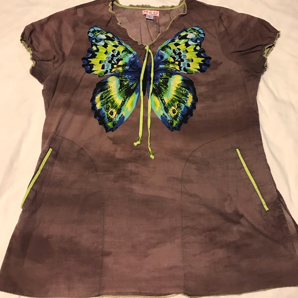 Koi scrub top